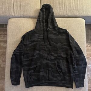 Black Sweatshirt Hoodie Casual Style